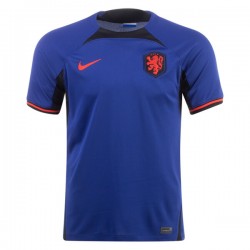 Camisola Países Baixos Equipamento Segundo Copa do Mundo 2022 Manga Corta